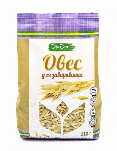 DiaDar Овес для заваривания 210г &mdash; 65fit