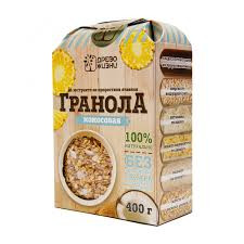 ДРЕВО ЖИЗНИ Гранола кокосовая с ананасом 400г — 65fit