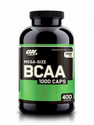 #ON MEGA-SIZE Аминокислоты BCAA 1000 CAPS 400 капсул — 65fit
