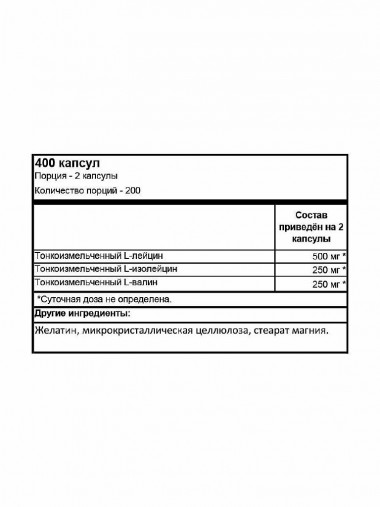 #ON MEGA-SIZE Аминокислоты BCAA 1000 CAPS 400 капсул — 65fit