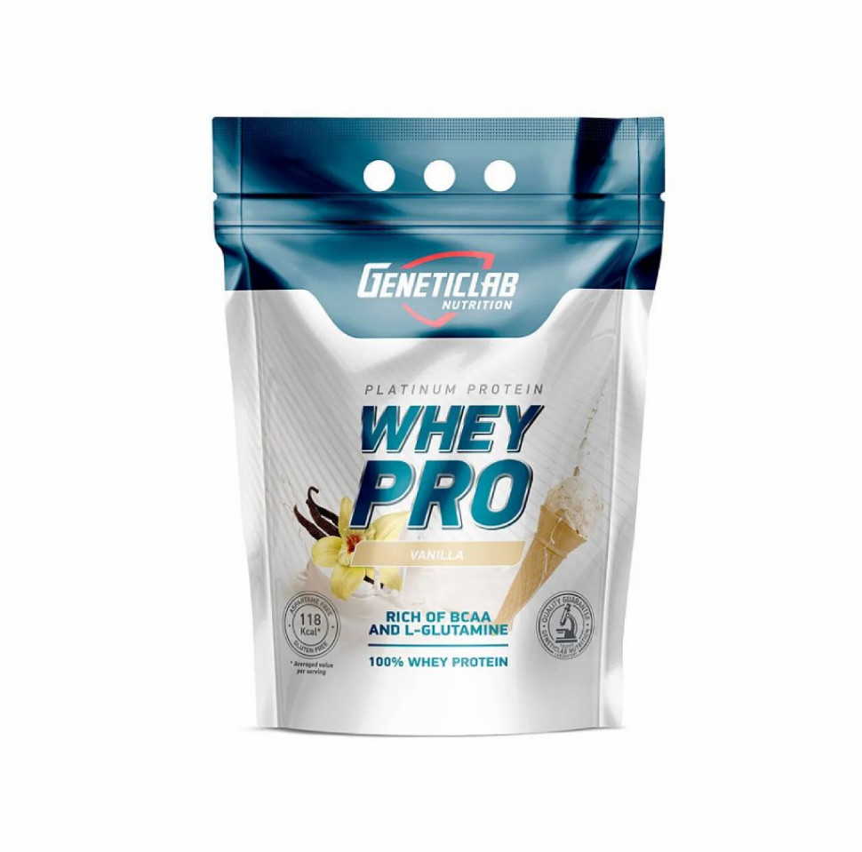 #GeneticLab WHEY PRO 2100g Ваниль фото 1 — 65fit