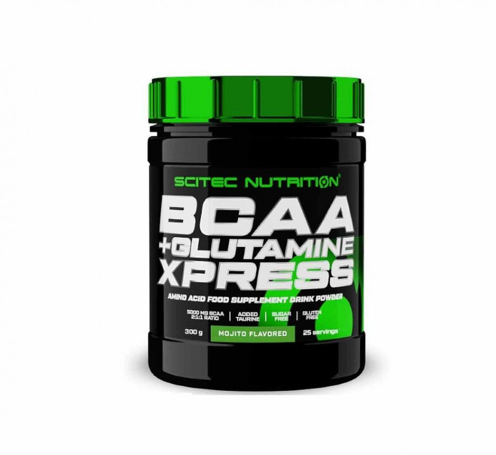 #SCITEC NUTRITION  BCAA + Glutamine Xpress 300g Мохито фото 1 — 65fit
