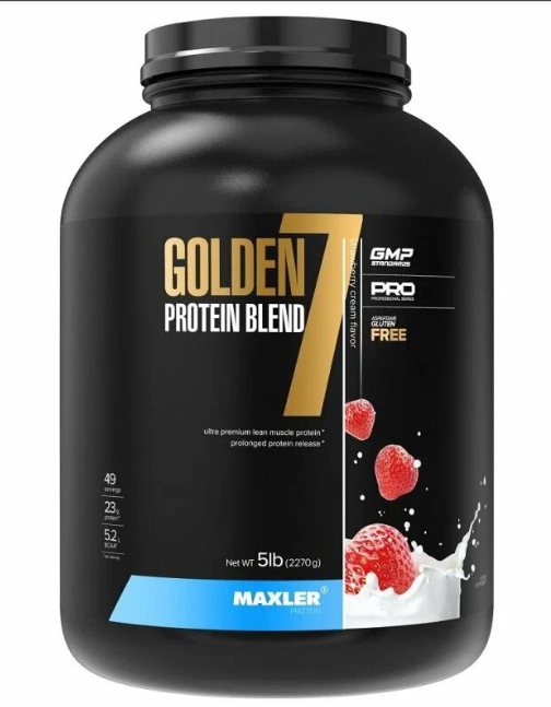 #Maxler Golden 7 Protein Blend 2.27kg Strawberry фото 1 — 65fit