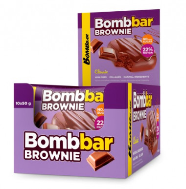 BOMBBAR Печенье глазированное &quot;Брауни классический&quot; 50г — 65fit