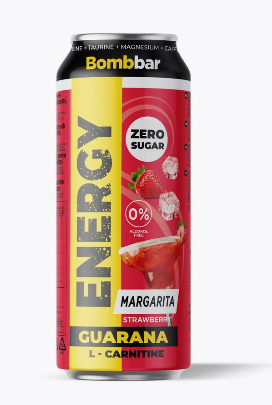 АКЦИЯ 2+1**_ТМ Bombbar Напиток б/а тонизирующий газированный «L-Карнитин с гуараной» "Маргарита" 450мл фото 1 &mdash; 65fit