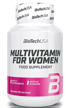 Multivitamin for women 60tabs, BioTech — 65fit