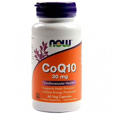 #NOW CoQ10 30 mg 60  Capsules — 65fit
