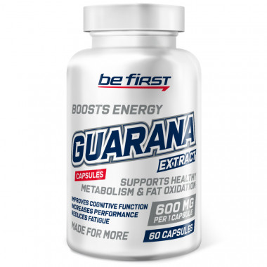BE FIRST Guarana Extract Capsules 60 капсул — 65fit