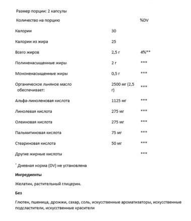 #SOLGAR Flaxseed Oil 1250 mg 100softgel — 65fit