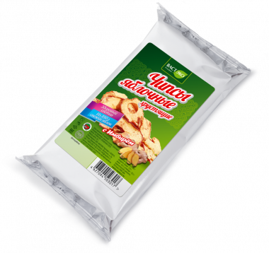 ВАСТЭКО Чипсы яблочные с имбирем 25г — 65fit