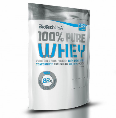 #BioTech Pure Whey 1000g (Лесной орех) — 65fit