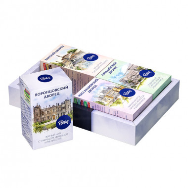 FLORIS Набор чайный подарочный &quot;Путешествие по дворцам&quot; 210г — 65fit