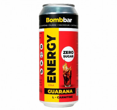 BOMBBAR Напиток б/а L-CARNITINE КОЛА ж/б 0,5л — 65fit