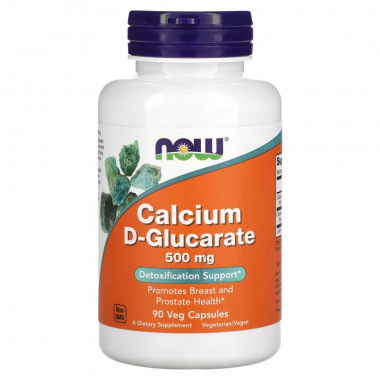 #NOW Calcium D-Glucarate 500mg 90 caps — 65fit