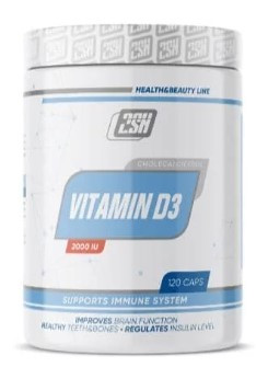 #2SN Vitamin D3 2000 120cap — 65fit