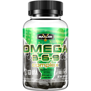 Оmega 3-6-9 Complex 90 softgels, Maxler — 65fit