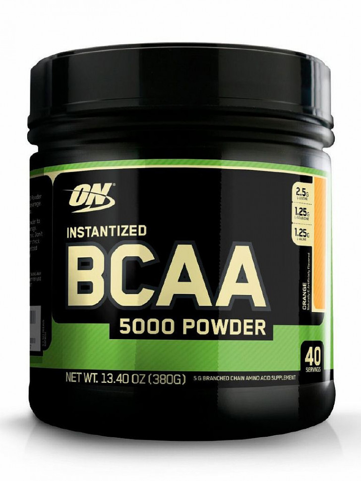 ON INSTANTIZED BCAA 5000 POWDER Orange │Апельсин 380 г фото 1 — 65fit