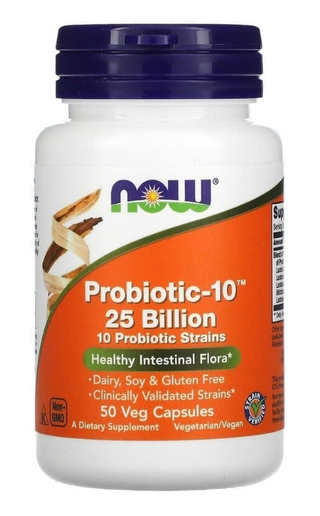 #NOW Probiotic-10 25 billion 50caps фото 1 — 65fit