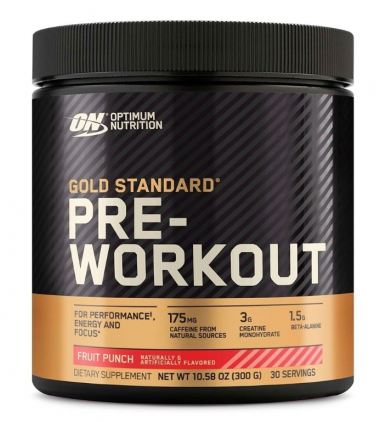 #ON-Gold Standart Pre-Workout 30 serv Fruit Punch &mdash; 65fit
