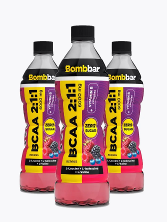 ТМ Bombbar Напиток безалкогольный слабогазированный со вкусом ягод 500 мл &mdash; 65fit