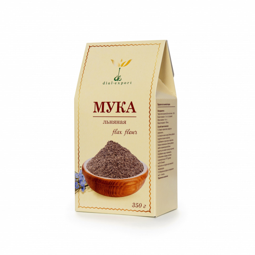 DIAL-EXPORT Мука льняная 350г фото 1 — 65fit