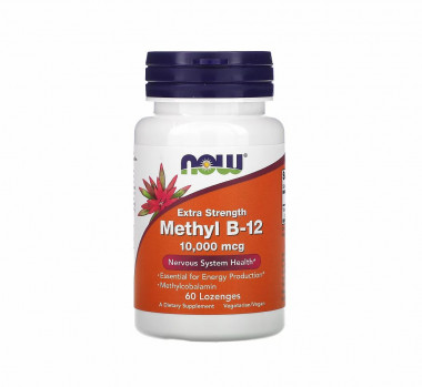#NOW Methyl B-12 10000mg 60 Caps — 65fit