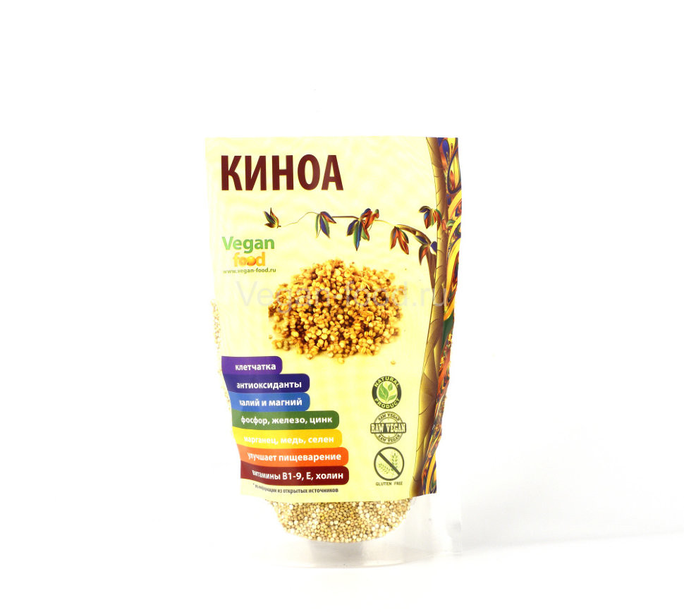 VEGAN FOOD Киноа белая 250г фото 1 — 65fit