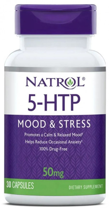 #NATROL 5-HTP 50mg 30 caps — 65fit