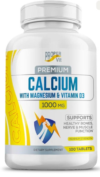 #PROPER VIT Premium Calcium+Magnesium Vitamins D3 100 tabs фото 1 — 65fit
