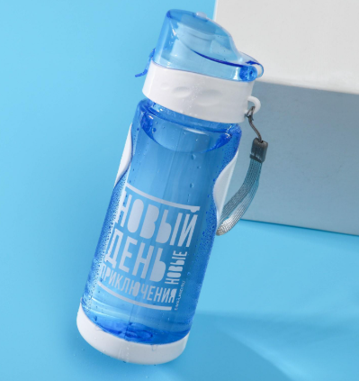 Бутылка для воды "Новый день", 600 мл   5237589 фото 1 &mdash; 65fit