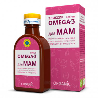 КОМПАС ЗДОРОВЬЯ Льняное масло &quot;Для Мам&quot; 200мл — 65fit