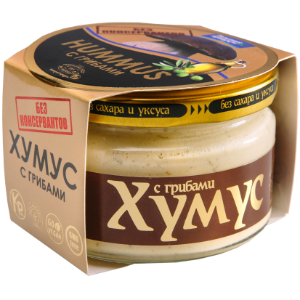 ПОЛЕЗНЫЕ ПРОДУКТЫ Хумус с грибами 200г — 65fit