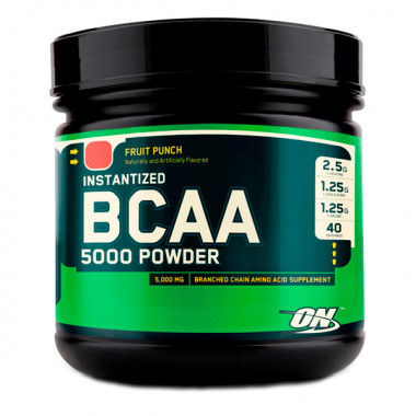 ON-Instantized BCAA 5000 Powder 380g Fruit Punch — 65fit