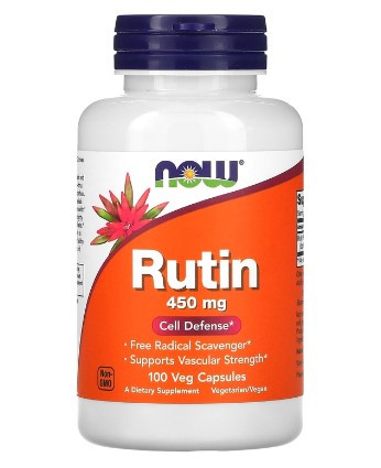 #NOW Rutin 450 mg 100 caps фото 1 — 65fit