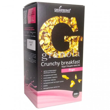 POLEZZNO Гранола Роза 250г/8 — 65fit
