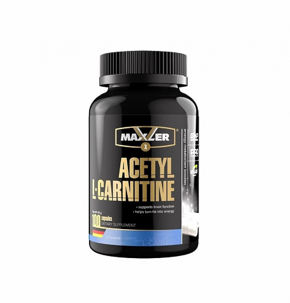 #Maxler Acetil-L-Carnitine 100cap фото 1 — 65fit
