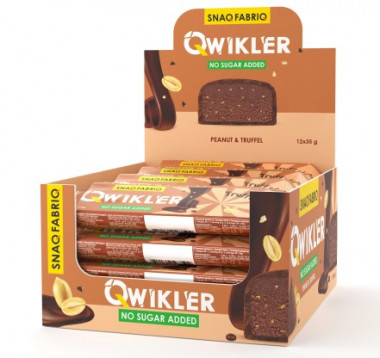SNAQ FABRIQ Qwikler Батончик глазированный &quot;Трюфельный&quot; 35г — 65fit