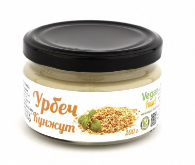 VEGAN FOOD Урбеч из семян светлого кунжута 200г — 65fit