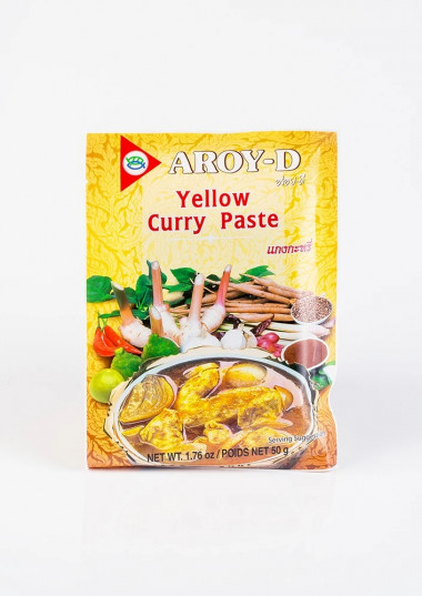 AROY-D Паста &quot;Карри желтая&quot; полиэтилен 50г — 65fit