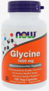 NOW Glycine 1000 mg 100 caps фото 2 — 65fit