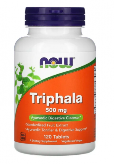 #NOW Triphala 500mg 120 caps — 65fit