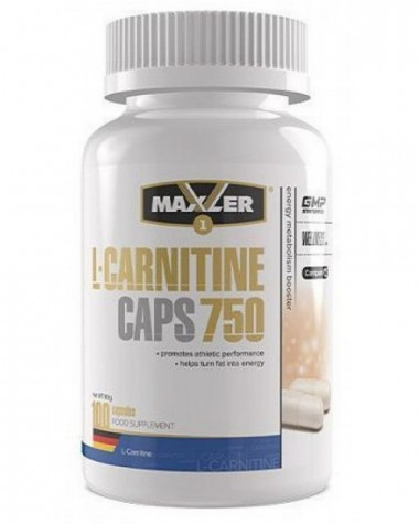 #MAXLER L-Carnitine 750 mg 100 Capsules — 65fit
