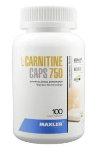 #MAXLER L-Carnitine 750 mg 100 Capsules — 65fit