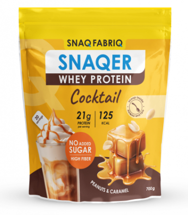 SNAQ FABRIQ Концентрат сухой для приготовления напитка. Коктейль &quot;Арахис и карамель&quot; 700г — 65fit