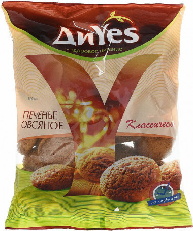 ДиYes Печенье овсяное на сорбите 330г &mdash; 65fit