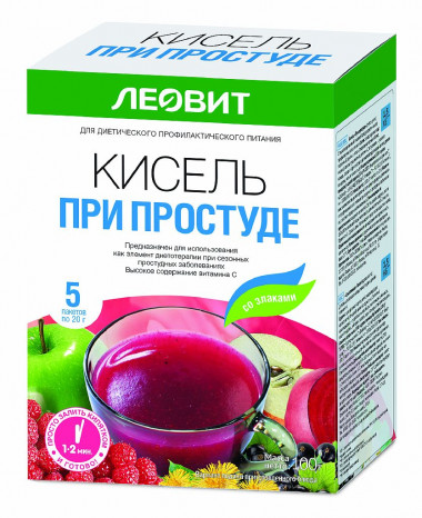 ЛЕОВИТ Кисель При простуде 20гр*5шт — 65fit