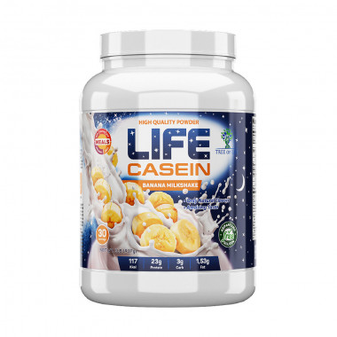 Life Casein Banana Milkshake 907g, Tree of life — 65fit