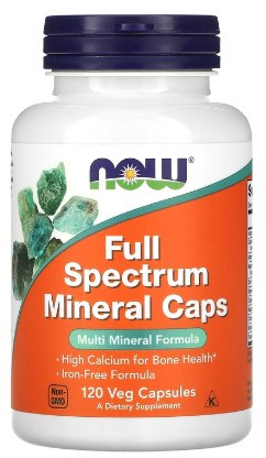 NOW Full Spectrum Mineral Caps 120 Veg Capsules — 65fit