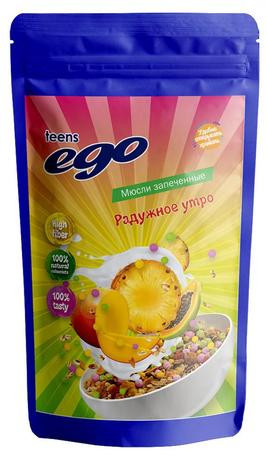 Ego TEENS Завтраки сухие - мюсли запеченные "Радужное утро" 250г фото 1 — 65fit