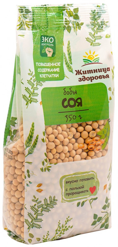 ЖИТНИЦА ЗДОРОВЬЯ Соя российская без ГМО 350г — 65fit